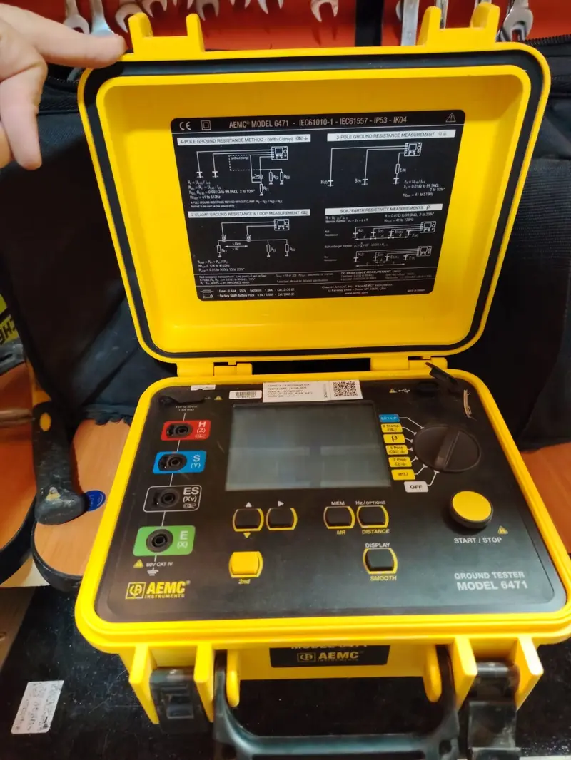 Telurómetro AEMC 6471